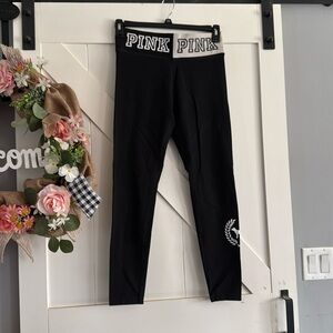 Pink yoga leggings size medium